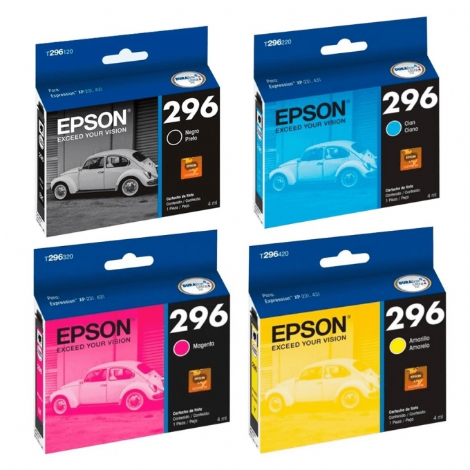 CARTUCHO DE TINTA EPSON T29622-AL BLACK - IMPRESORA XP-231 - XP431 - 250  PAGINAS