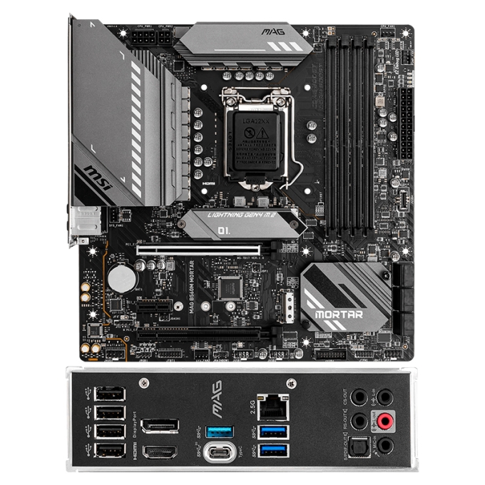 Placa Madre Mainboard MSI MAG B560M MORTAR WiFi, Intel B560, LGA1200