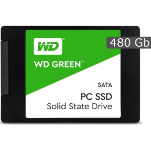 Disco Duro Solido SSD Western Digital Green 480Gb, WDS480G3G0A, SATA 6Gb/s, 2.5, 7mm interno