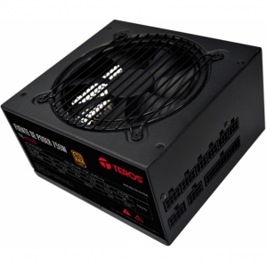 Fuente de poder Teros TE7175 Full Modular, ATX, 750W, 80 Plus Gold, 100V - 240VAC