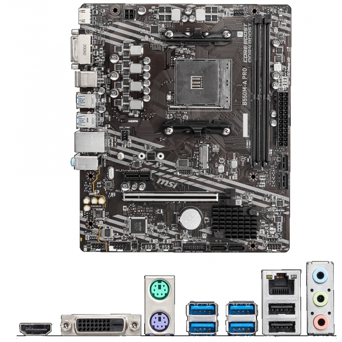 Placa Madre Mainboard Motherboard MSI B550M-A PRO S/V/L DDR4 AM4 AMD / MSI