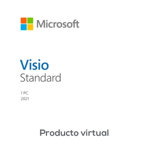 Licencia Microsoft Visio Standard - Virtual - 1 PC - Permanente - D86-05942