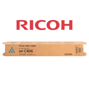 TONER RICOH MP C306, MP C406 CYAN 6,000 PAG.