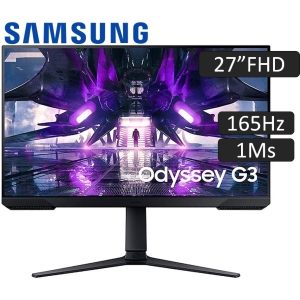 Monitor Samsung LS27AG320NLXPE, Pantalla 27 LED, 1920x1080 IPS, 165Hz, 1ms, HDMI, DP 1.2 gamer