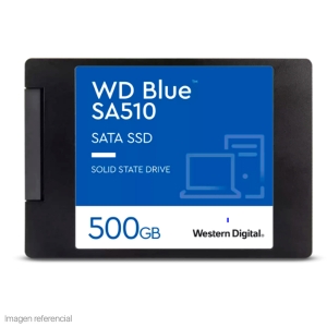 Disco Duro Solido SSD Western Digital Blue 500Gb SA510, SATA 6Gb/s, 2.5, 7mm, Interno