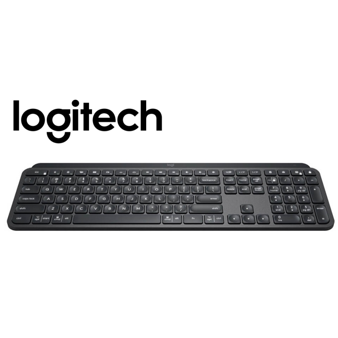 Teclado LOGITECH MX iluminado, inalambrico negro SP (PN 920-009296) / LOGITECH