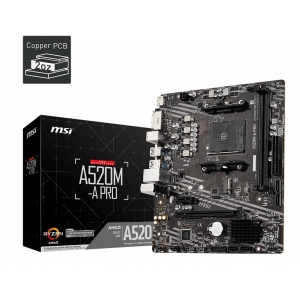 Placa Madre Mainboard MSi A520M-A PRO S/V/L DDR4 - AM4 -  G-Series