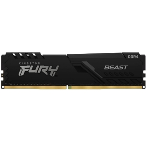 Memoria Kingston Fury Beast, 8GB, DDR4 3600 MHz, PC4-28800, CL17, 1.35V