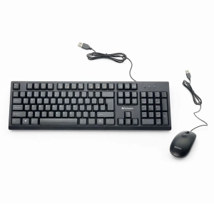 Combo TECLADO Y MOUSE VERBATIM - USB 2.0 - COLOR NEGRO - Cableado