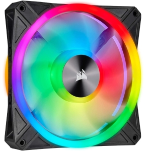 Cooler Fan Corsair QL140 RGB, 14 cm, 550 - 1250 ±10% RPM, 6V - 13.2V, PWM Control.