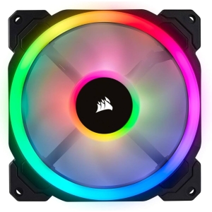 Cooler Fan Corsair LL140 RGB, 14 cm, 1300 RPM, 13.2 VDC, 4 pines, PWM Control.
Pack de 2 unidades