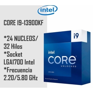 Procesador CPU Intel i9-13900KF 3.0GZ - LGA 1700 - BX8071513900KF / INTEL