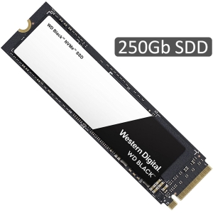 UNIDAD EN ESTADO SOLIDO WESTERN DIGITAL WD BLACK NVME, 250GB, M.2 2280, PCIE GEN3 8 GBPS.