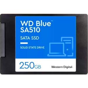 Disco Duro Solido SSD Western Digital Blue 250Gb SA510 SATA 6Gb/s, 2.5, 7mm - Interno