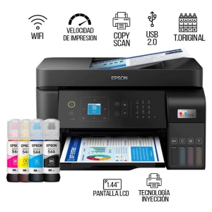 Impresora Multifuncional Epson EcoTank L5590, USB/LAN, Wi-Fi Sistema Tinta continua