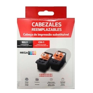 PACK CABEZAL CANON BH-1 NEGRO + CH-1 COLOR - G2100,g3100, G3101, G3110, G4111