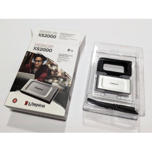Disco Duro Estado Solido SSD Externo Kingston XS2000, 2Tb, USB 3.2 Gen 2x2 Tipo-C / Kingston