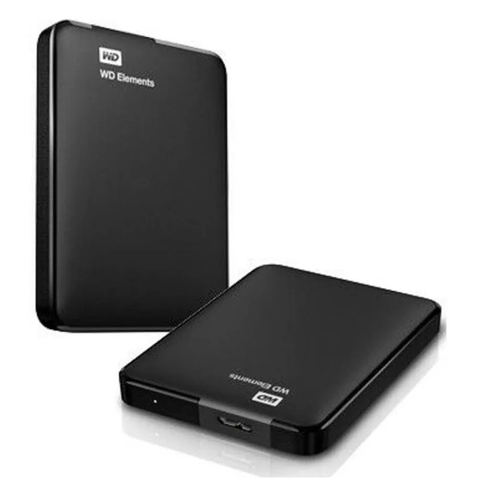 Disco duro externo Western Digital Elements Portable, 2 TB, USB 3.0, negro. / Western Digital