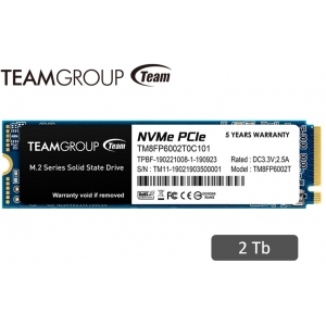 Disco Duro Estado Solido SSD MP33 M.2 2280 PCIe 2TB, PCIe 3.0 x4 with NVMe 1.3, DC +3.3V interno