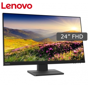 Monitor Lenovo ThinkVision E24-29, 23.8 1920x1080 WLED VA HDMI/DP/VGA, Color Raven Black