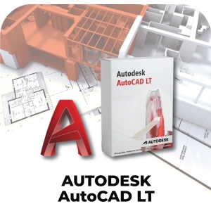 Licencia Autodesk Autocad LT - Mensual - 1PC - Digital (oferta) - Herramientas de diseño y dibujo 2D - Original