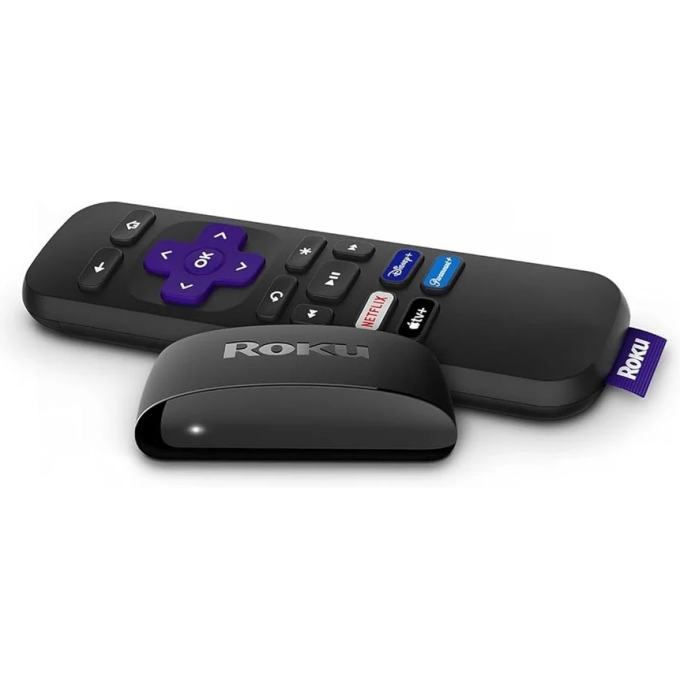 Adaptador Smart TV Roku Express HD con Control Remoto - Peliculas, Series y Television en vivo por Internet en 1080p HD IPTV. Accede a contenido de Netflix, Amazon, Disney y muchos otros. Similar a Amazon Fire Stick y Chromecast / ROKU