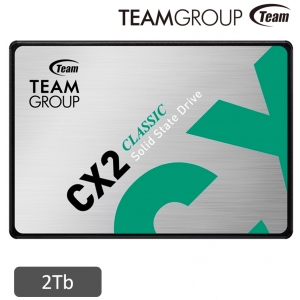 Disco Duro Solido SSD TEAMGROUP 2Tb CX2 CLASSIC, SATA III 6Gb/s, 2.5