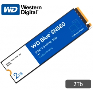 Disco Duro Solido SSD WesternDigital Blue 2Tb SN580 NVMe M.2 2280 PCIe Gen4 NVMe 1.4b interno