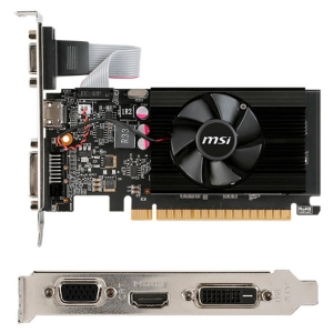 Tarjeta de Video MSI Nvidia GeForce GT 710, 2GB DDR3 64-bit, PCI-e 2.0, Low-Profile