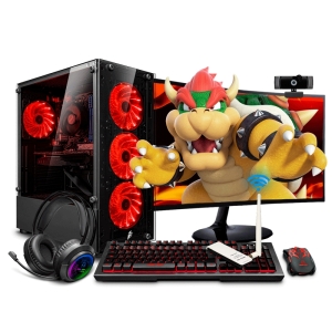 CPU Ensamblado Gamer, Intel CORE I7 8TH 3.2GHz , SSD M.2 500GB , RAM 16GB DDR4 , Video RX580 8GB