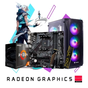 CPU GAMER, AMD Ryzen5 5600G, Memoria RAM 16GB , Disco Solido 500Gb SSD, PC Gamer