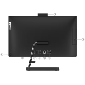 All-in-One AIO Lenovo IdeaCentre3 24IAP7 Core i5-12450H 2.0/4.4GHz, Memoriar RAM 8Gb DDR4, Disco Solido 512Gb SSD M.2, Pantalla 23.8pulgadas FHD IPS / Lenovo