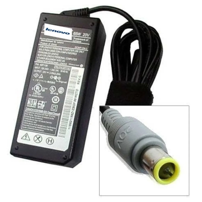 Cargador para Laptop Lenovo 90W 20V 4.5A (7.9*5.5mm) Punta Amarilla - Generico / Generico