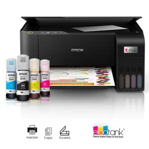 Impresora Epson EcoTank L3210 Multifuncional, Imprime / Escanea / Copia / USB