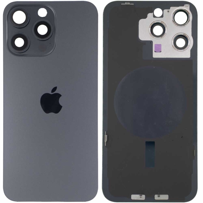 Tapa Trasera iPhone 15 Pro - Compatible reemplazo - reparacion - servicio tecnico celular / Compatible