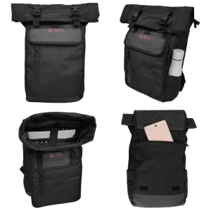 Mochila Teros TE-ACS9018, Poliester, notebook hasta 15.6, negro.
