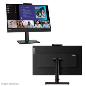 Monitor Lenovo ThinkVision T24v-30, 23.8 1920x1080 WLED IPS HDMI/DP/VGA Color Raven Black