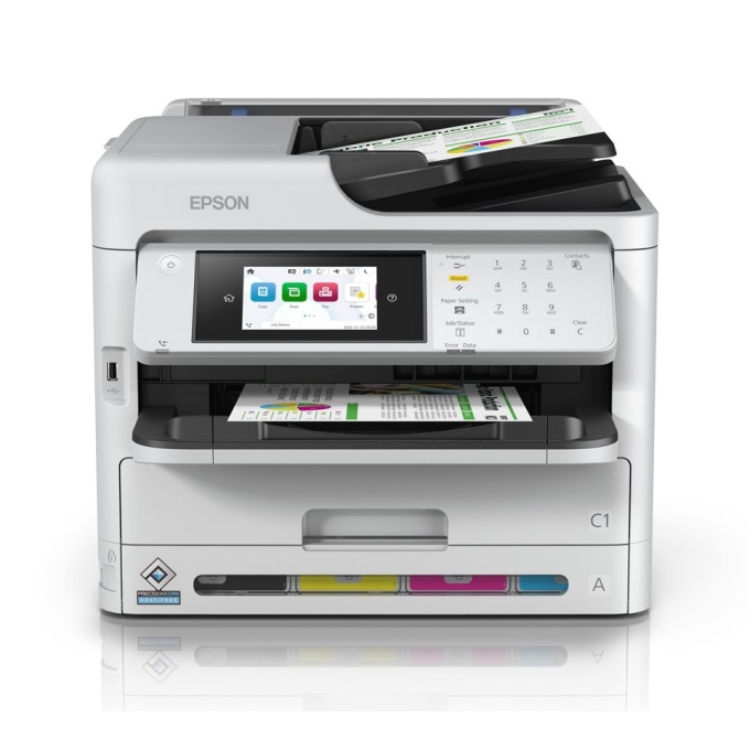 Impresora Multifuncion Epson WorkForce Pro WF-C5890 Imprime / Escanea / Copia / Fax / LAN / WiFi Inalambrica / USB / Epson
