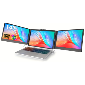 Monitor Portatil Dual de 14 para portatiles, FHD (1920x1080), IPS, USB-C / HDMI, externo