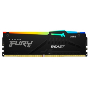 Memoria RAM Kingston Fury Beast 16GB DDR5-6000MHz, dimm , PC5-48000, CL36, 1.35V, 288-Pin, RGB para pc