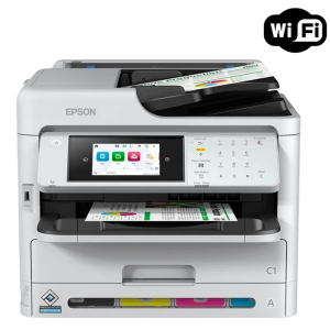 Impresora Multifuncional Epson WorkForce Pro WF-C5810, Tinta, Color, Copiadora, Fax, Impresora, Escaner, 34 ppm Mono, 34 ppm color, 4800x1200 dpi, Duplex, hasta 75000 paginas al mes, LAN inalambrica, Wi-Fi Direct