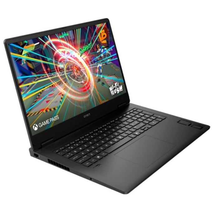 Laptop HP OMEN 17-db0009la, AMD Ryzen9 8945HS, Memoria RAM 32Gb, Disco SOlido 1Tb SSD, Video NVIDIA GeForce RTX 4060 8Gb, Pantalla 17.3pulgadas QHD, Teclado Español, Negro sombra, Win11 Home, Gamer / HP