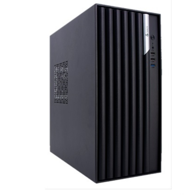 Case TEROS TE-1036S, Factor de forma ATX, 250 W, USB 3.0 / 2.0, audio, negro. / Teros