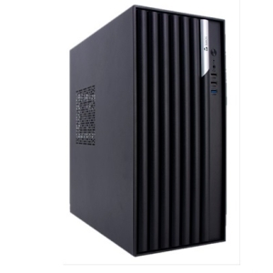 Case TEROS TE-1036S, Factor de forma ATX, 250 W, USB 3.0 / 2.0, audio, negro.