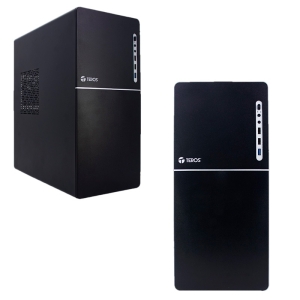 Case TEROS TE-1038S, Factor de forma ATX, 250 W, USB 3.0 / 2.0, audio, negro.