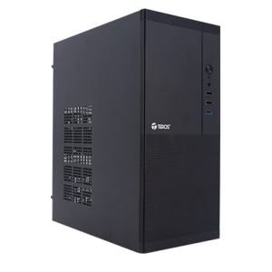 Case TEROS TE-1033S, Mini Tower ATX, 250 W, USB 3.0 / 2.0, audio HD, negro