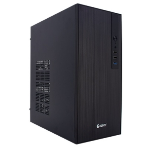 Case TEROS TE-1034S, Mini Tower ATX, 250 W, USB 3.0 / 2.0, audio HD, negro