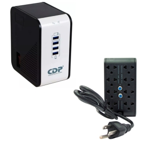Estabilizador Regulador de voltaje CDP R2CU-AVR1008i, 1000VA / 500W, 170-270 VAC