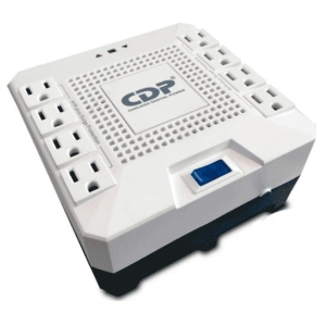 Estabilizador Regulador de voltaje CDP RC-AVR pro 1808i, 1800VA, 1000W, 220V, 8 tomacorrientes