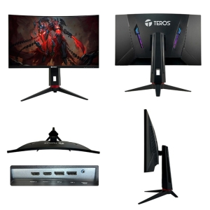 Monitor curvo TEROS TE-2767G, 27pulgadas QHD VA, 180 Hz, 1 ms, HDMI, DP, PIVOT / Teros
